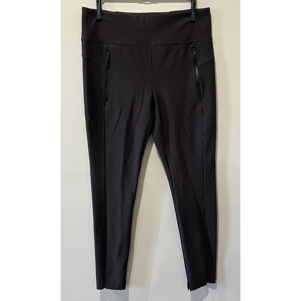 Athleta Leggings Women’s Medium Stellar Tight City Pants Dark Gray Zipper Pocket
